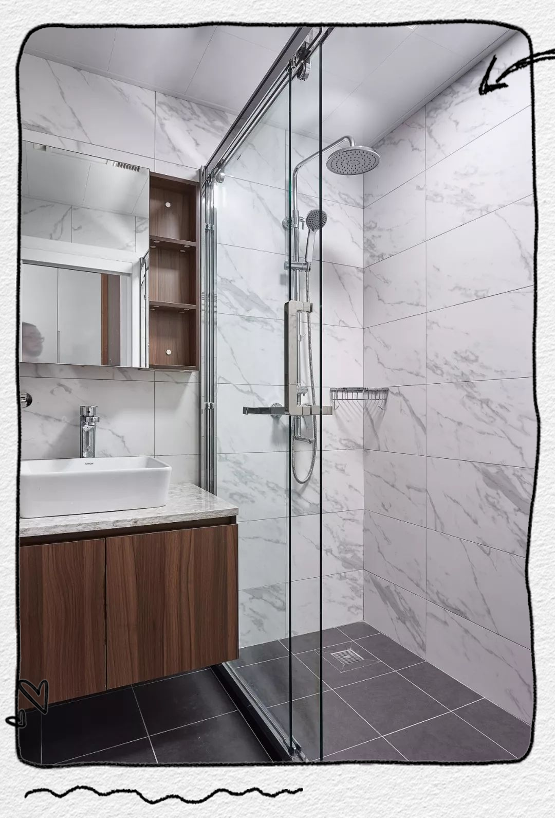 多种卫生间地漏设计案例,美观与实用并存!