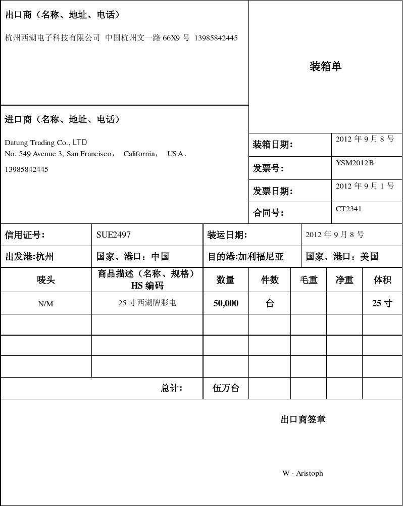 外贸知识学习/10种常用的文件资料