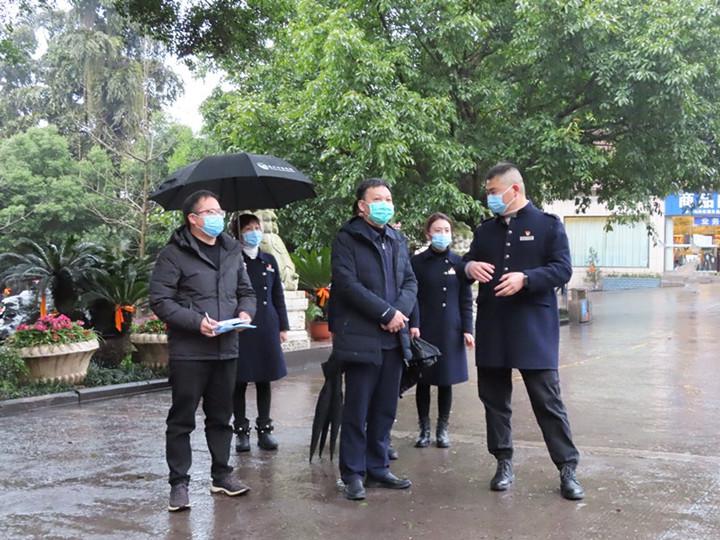 泸州市民政局局长王坤督导市殡仪馆"春节"节前安全生产和疫情防控工作