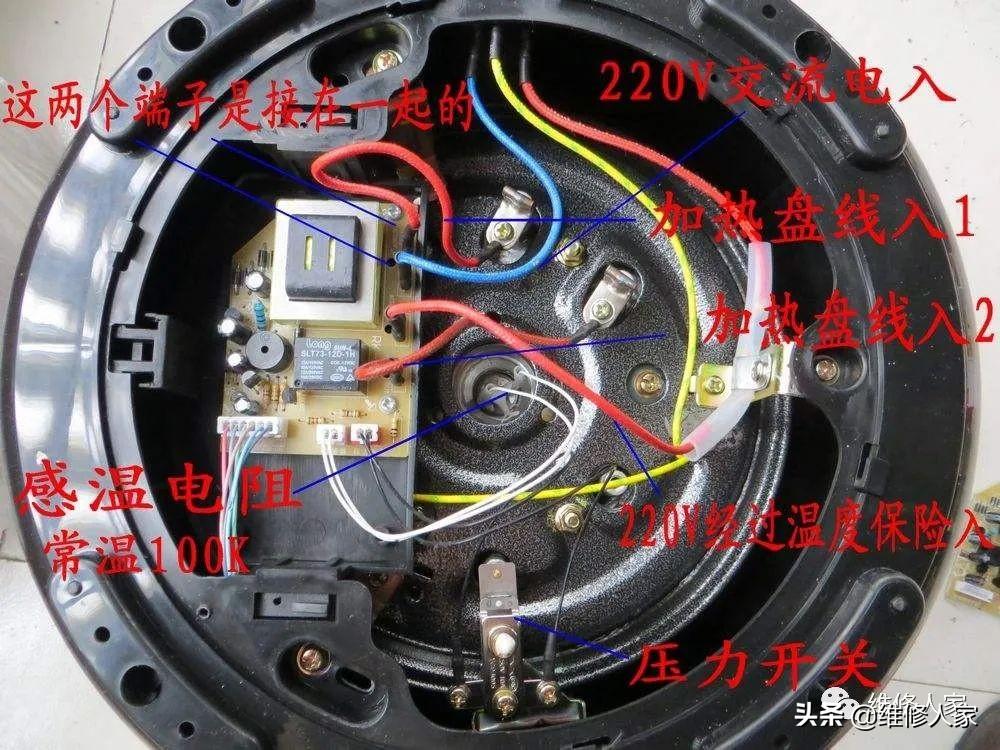 电压力锅内部结构图图片