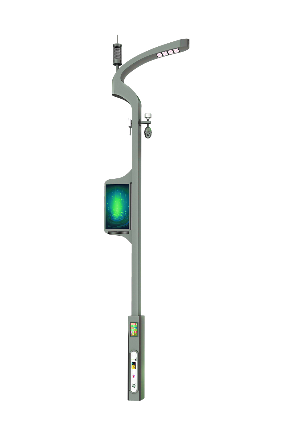 tl05-多功能杆-智慧灯杆屏-太龙智显智慧路灯解决方案