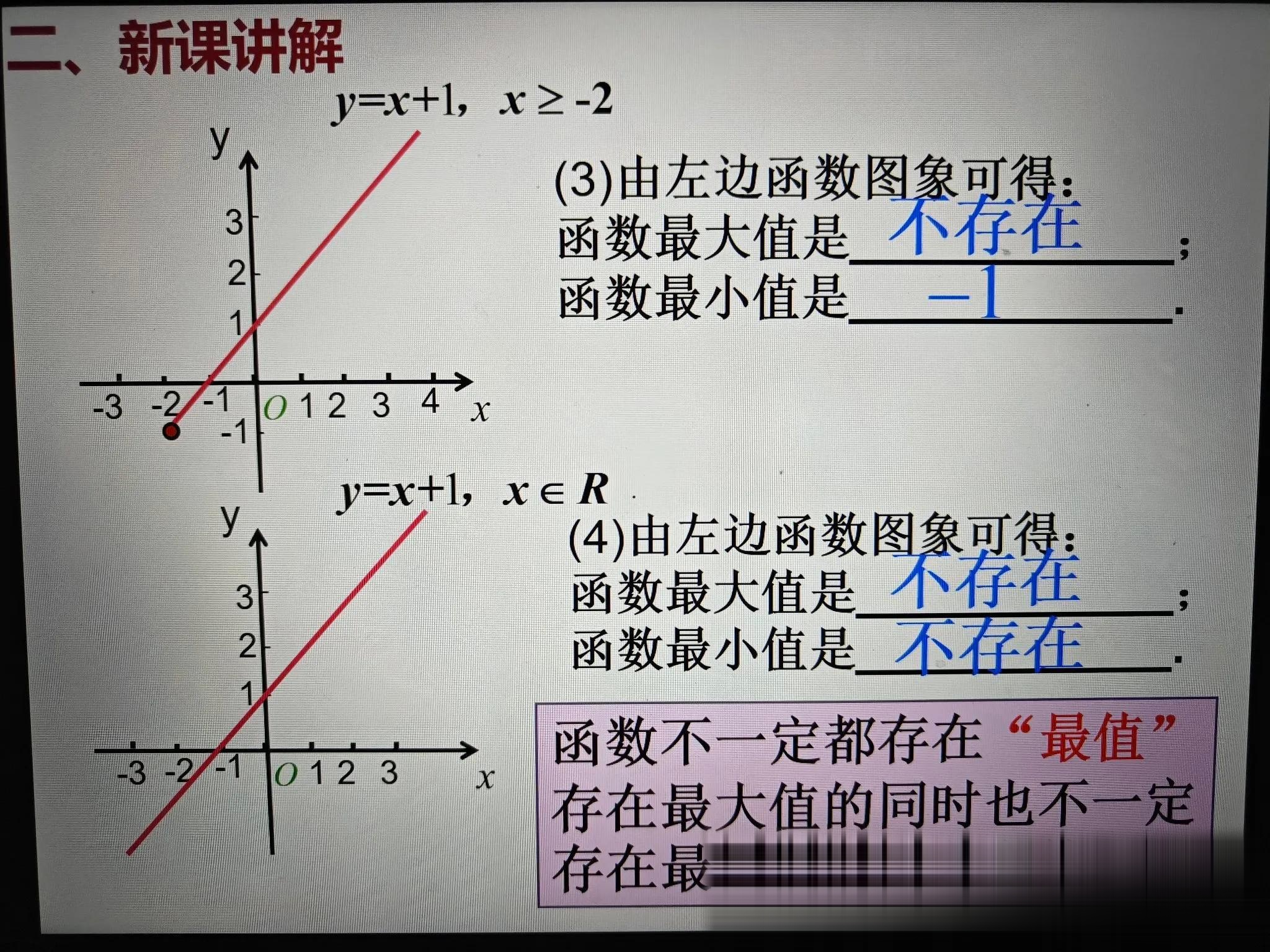 中考数学衔接微课（高一函数入门）
