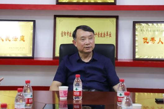 省法院党组成员,副院长庞景玉调研指导信阳人民法庭工作