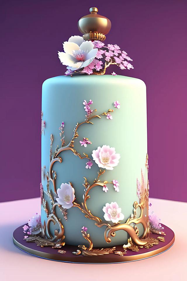 国风蛋糕壁纸,将中国传统文化展现得淋漓尽致
