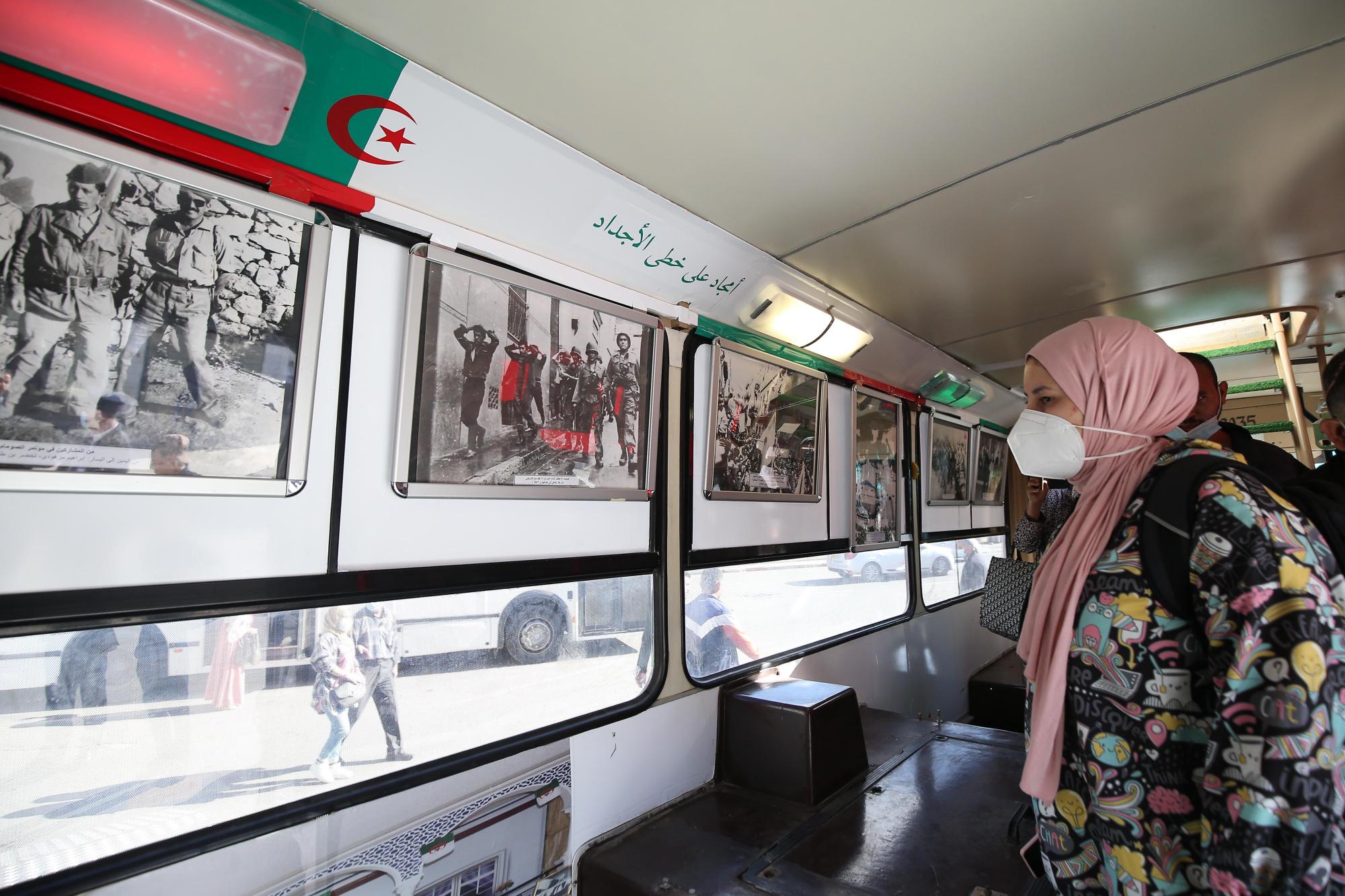 (国际)阿尔及利亚流动博物馆展示独立斗争图片