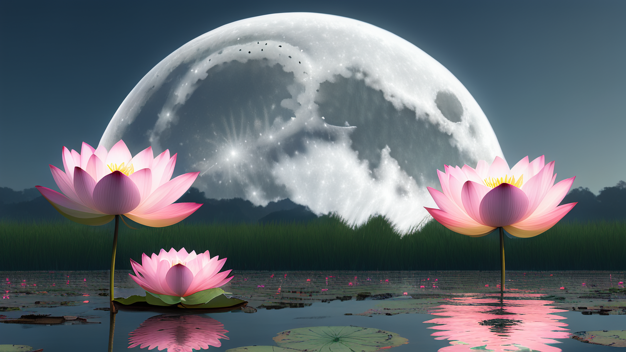 《爱莲说》原文,现代文翻译,及英文版翻译