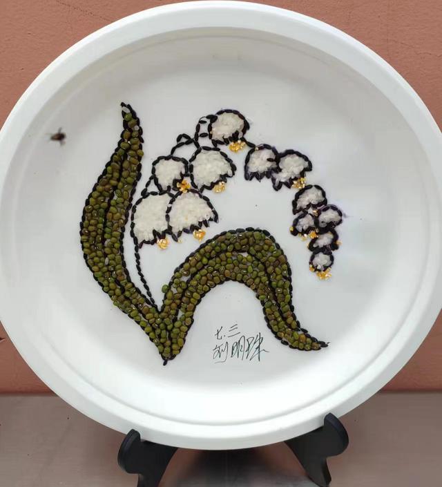 学生作品|粮食画(一)