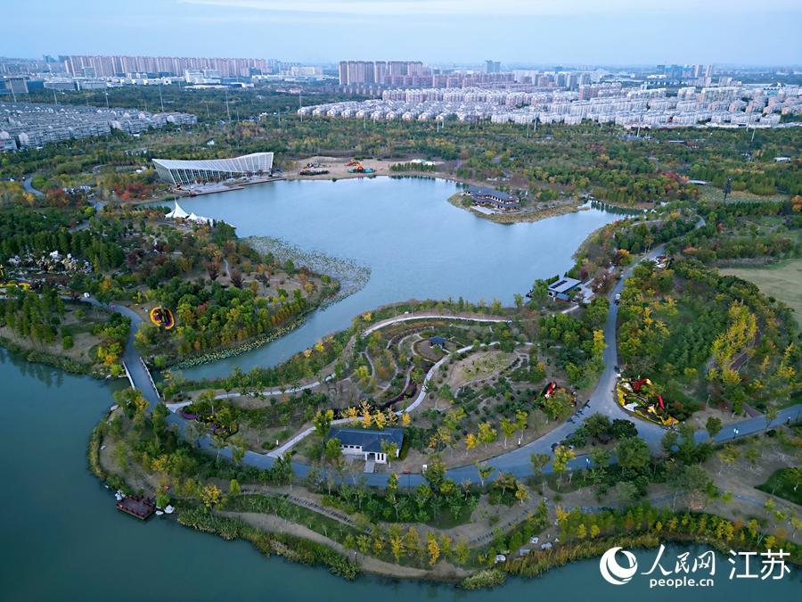 江苏南通:秋色斑斓植物园