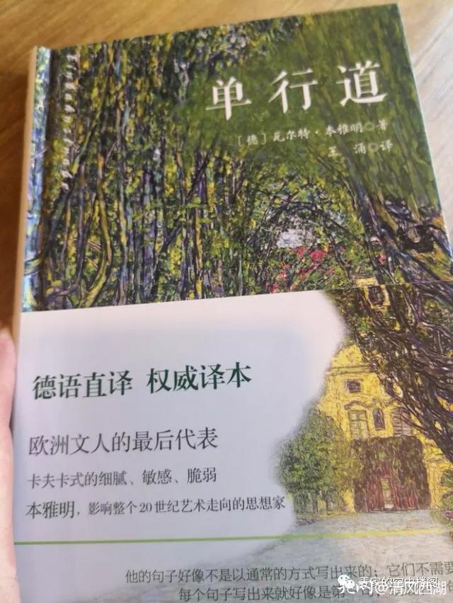 近读瓦尔特·本雅明《单行道》