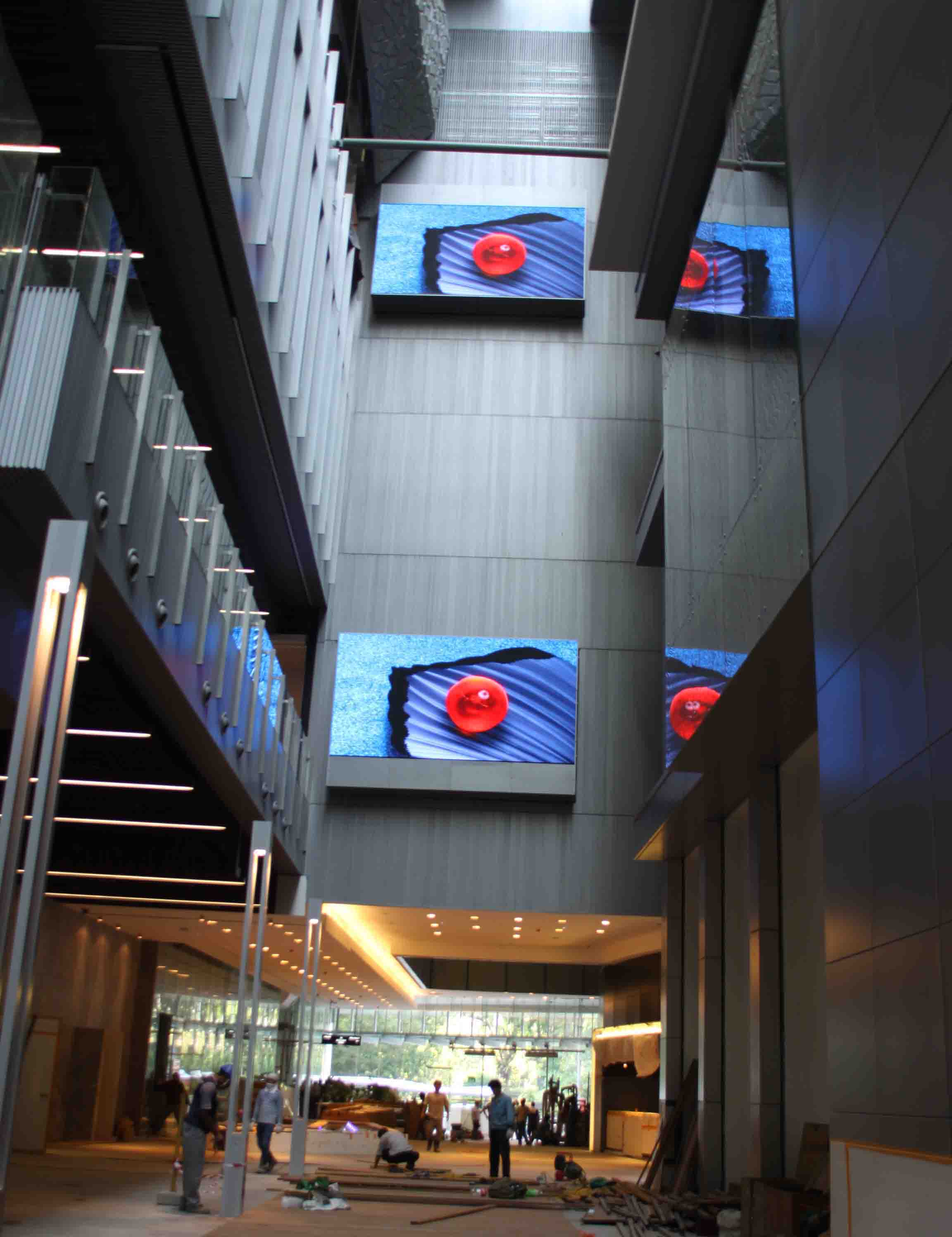 led显示屏购物中心应用