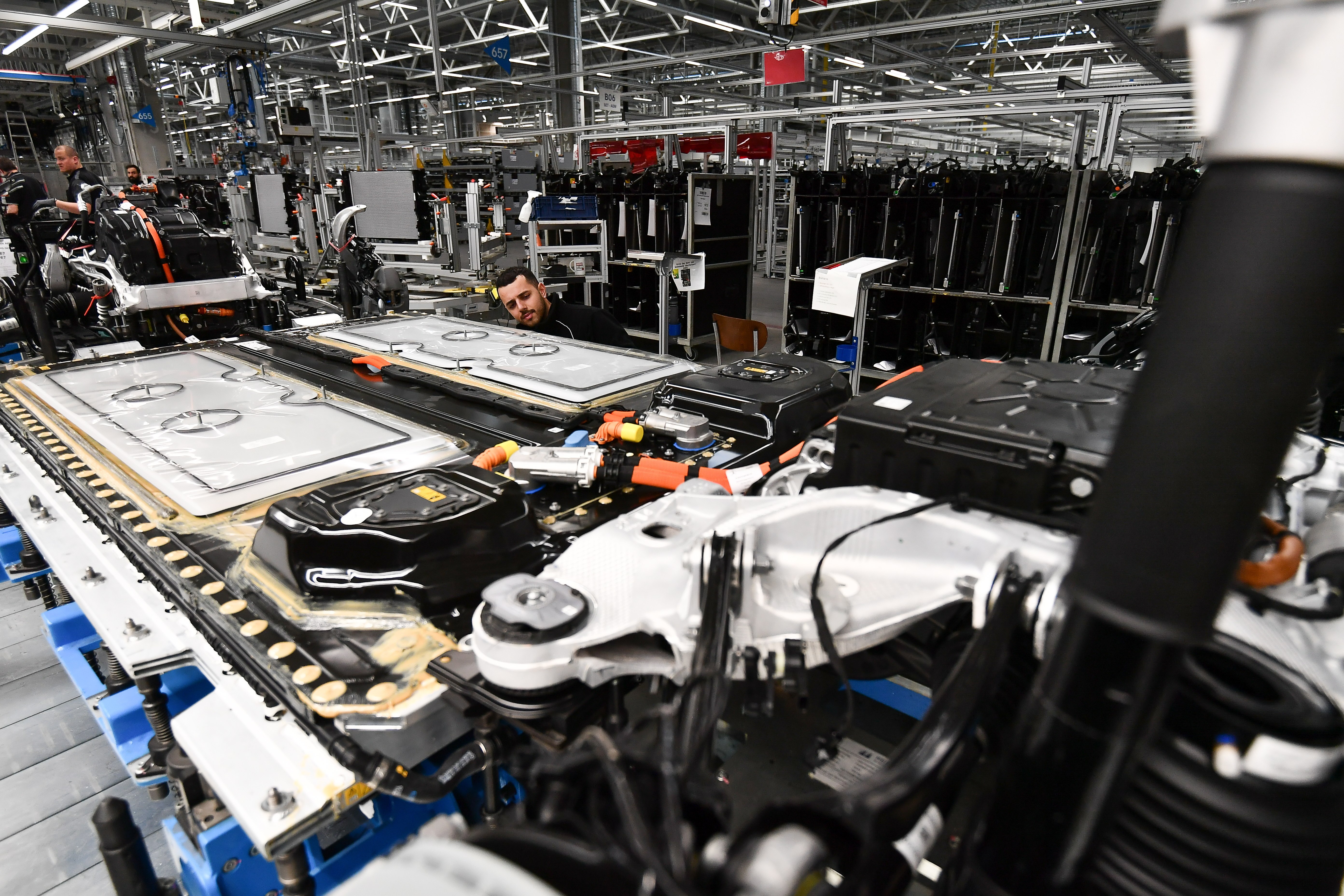 德国辛德尔芬根的梅赛德斯-奔驰汽车工厂