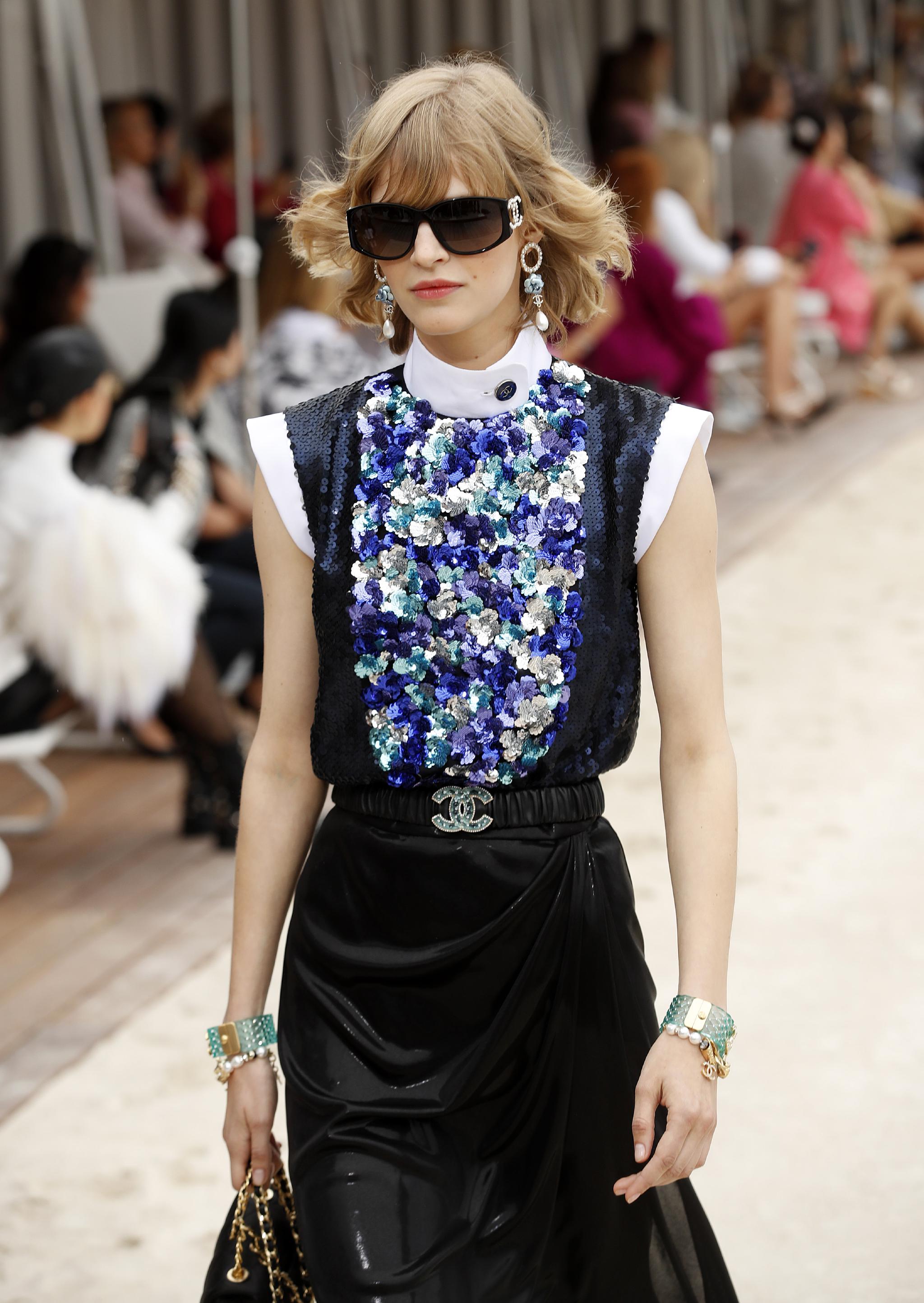 (外代二线)香奈儿早春度假系列时装在摩纳哥发布(2)