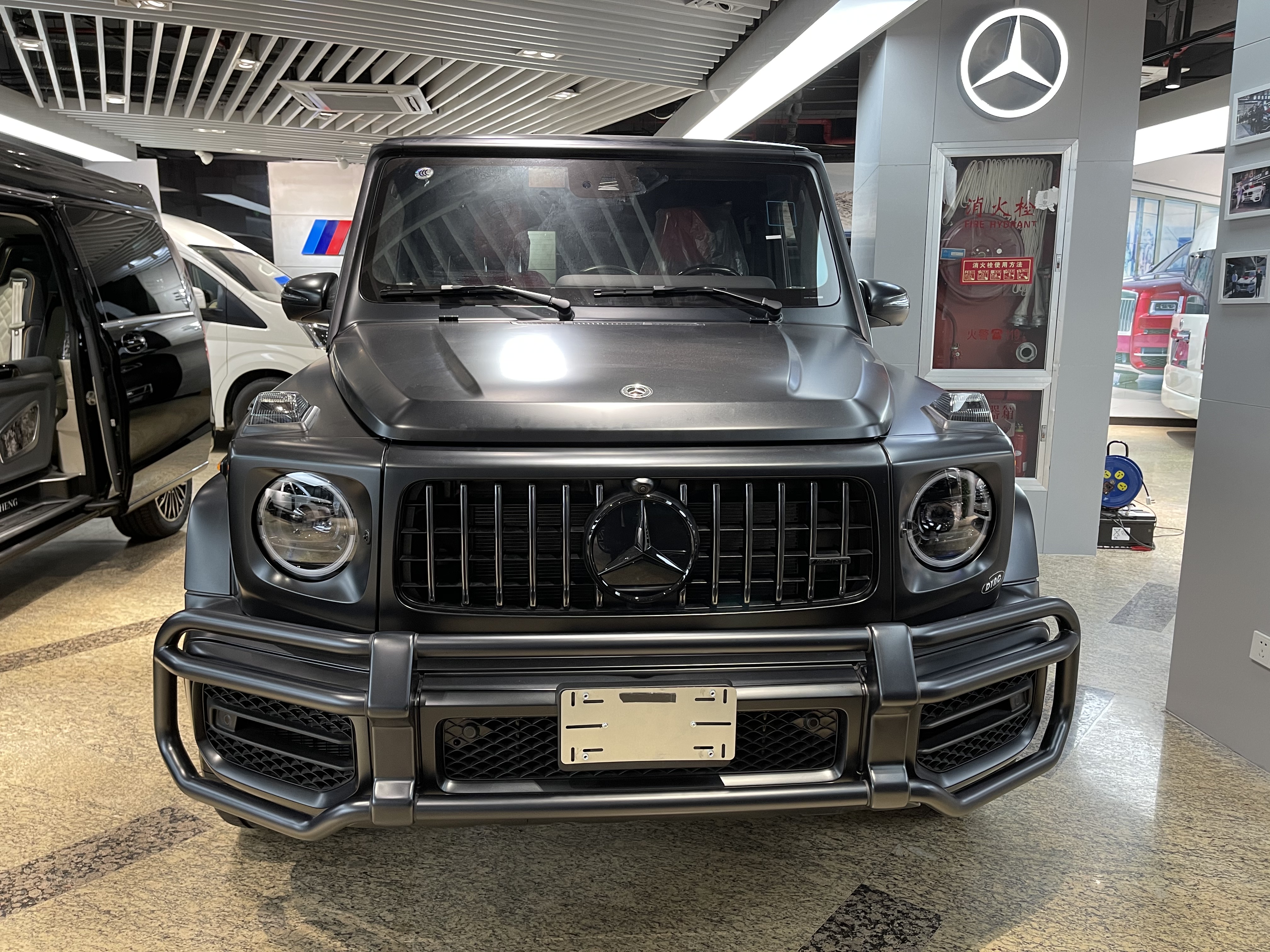 2022款奔驰美版g63 暗夜神 传说中满配 终于见到实车了