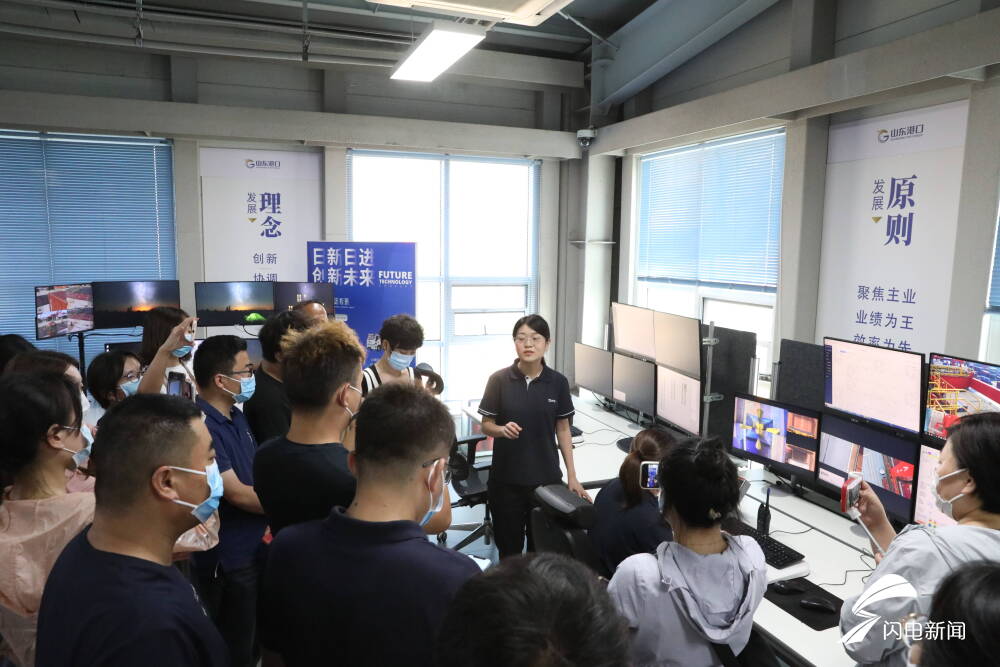 港口雄开万里流|山东港口日照港打造全球首个顺岸开放式全自动化集装