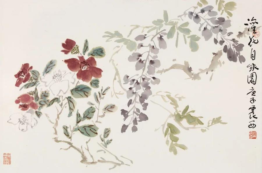 姚震西花鸟画欣赏