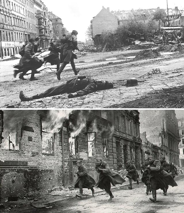 珍贵老照片再现苏联红军攻克柏林的历史场景