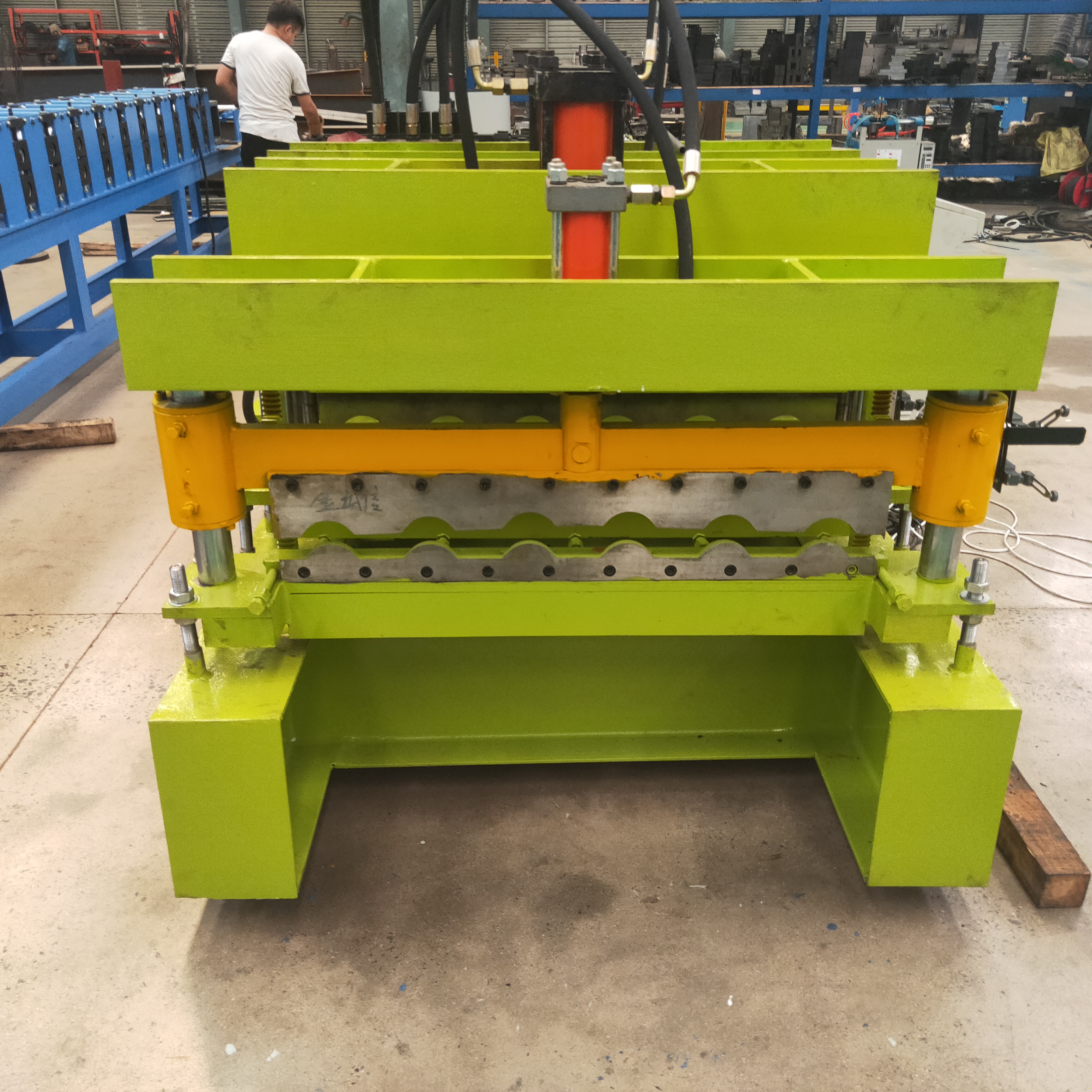 800竹筒琉璃瓦机全自动竹节琉璃瓦压瓦机