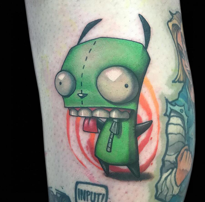 六一快乐 童心未泯可爱趣味的大黄牙 卡通纹身(二)