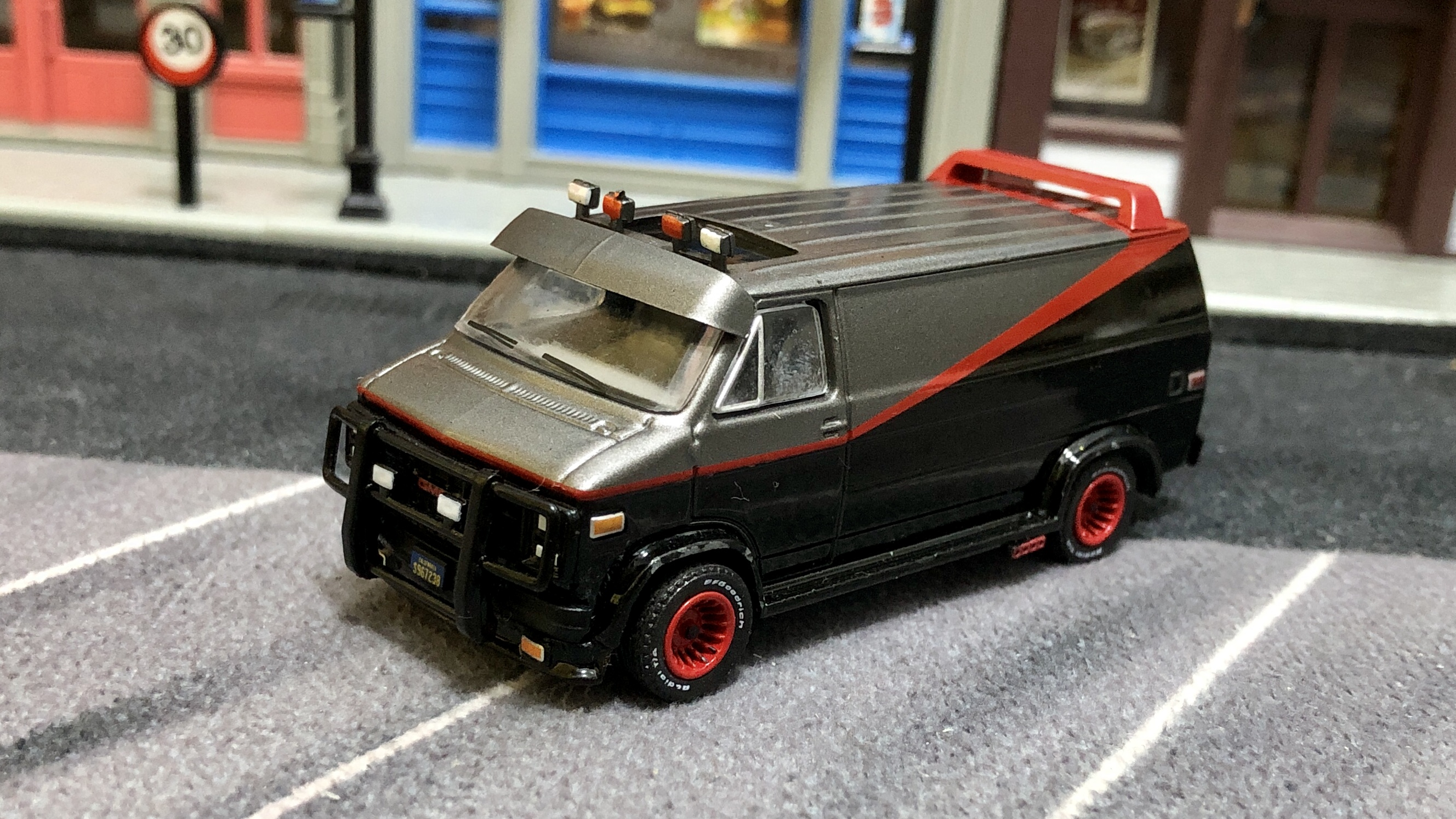 绿光电影车,天龙特工队gmc大面包vandura