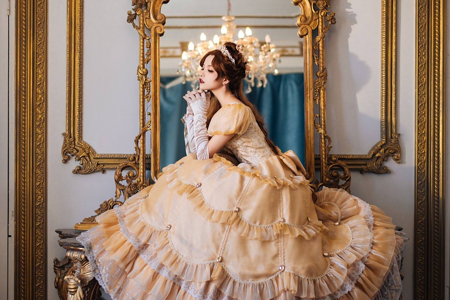 这才是真正的"在逃公主"!lo娘穿上洛丽塔礼服裙,优雅又显气场