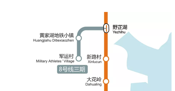 武汉地铁8号线三期将于10月1日恢复运营