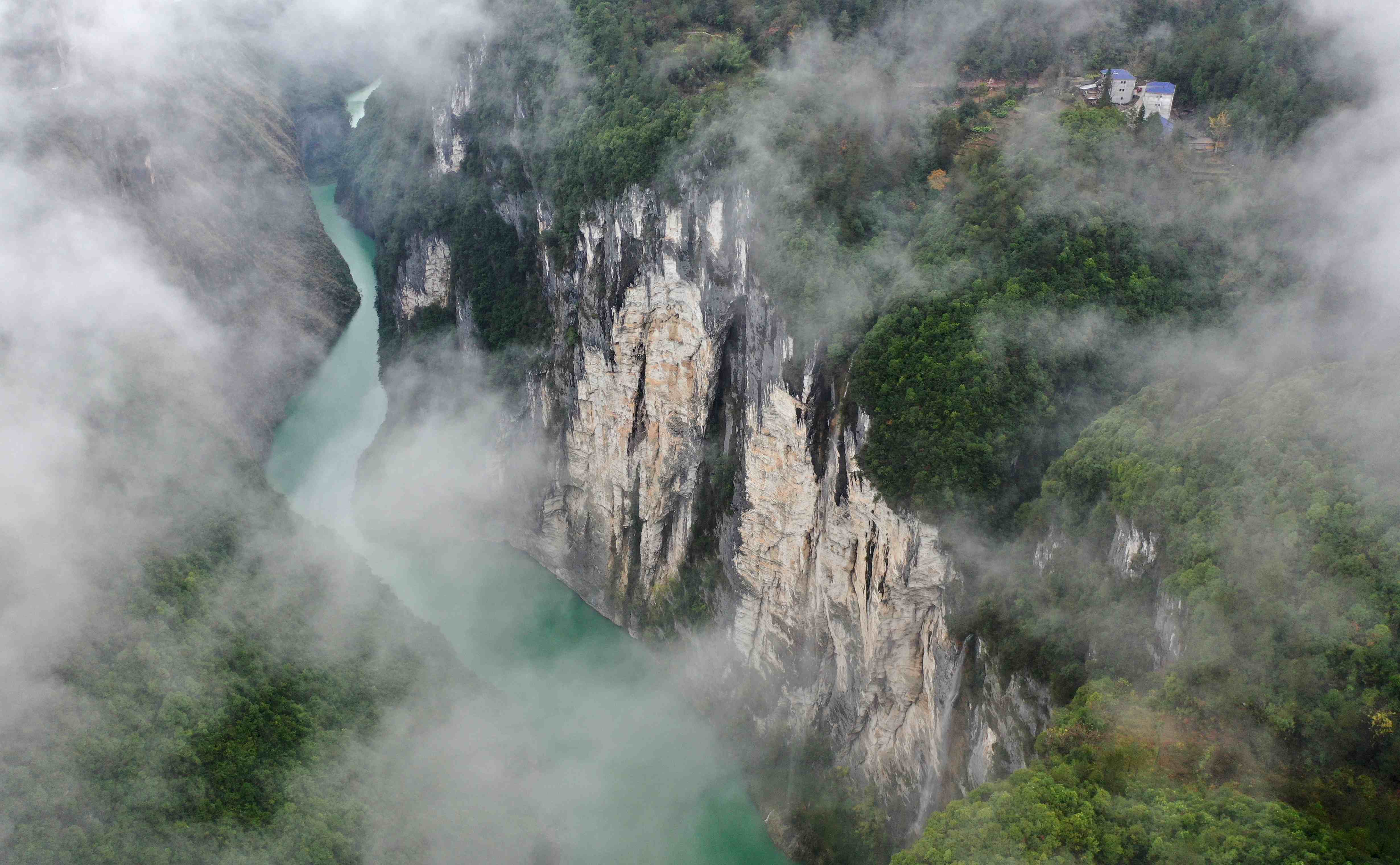 湖北鹤峰:溇水风光似画卷