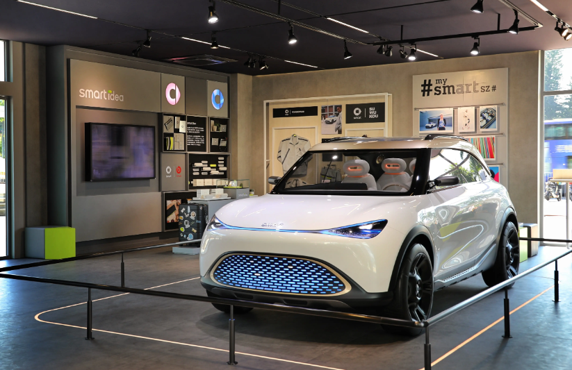 smart精灵 1概念车亮相国内,新车科技配置丰富,量产版明年上市