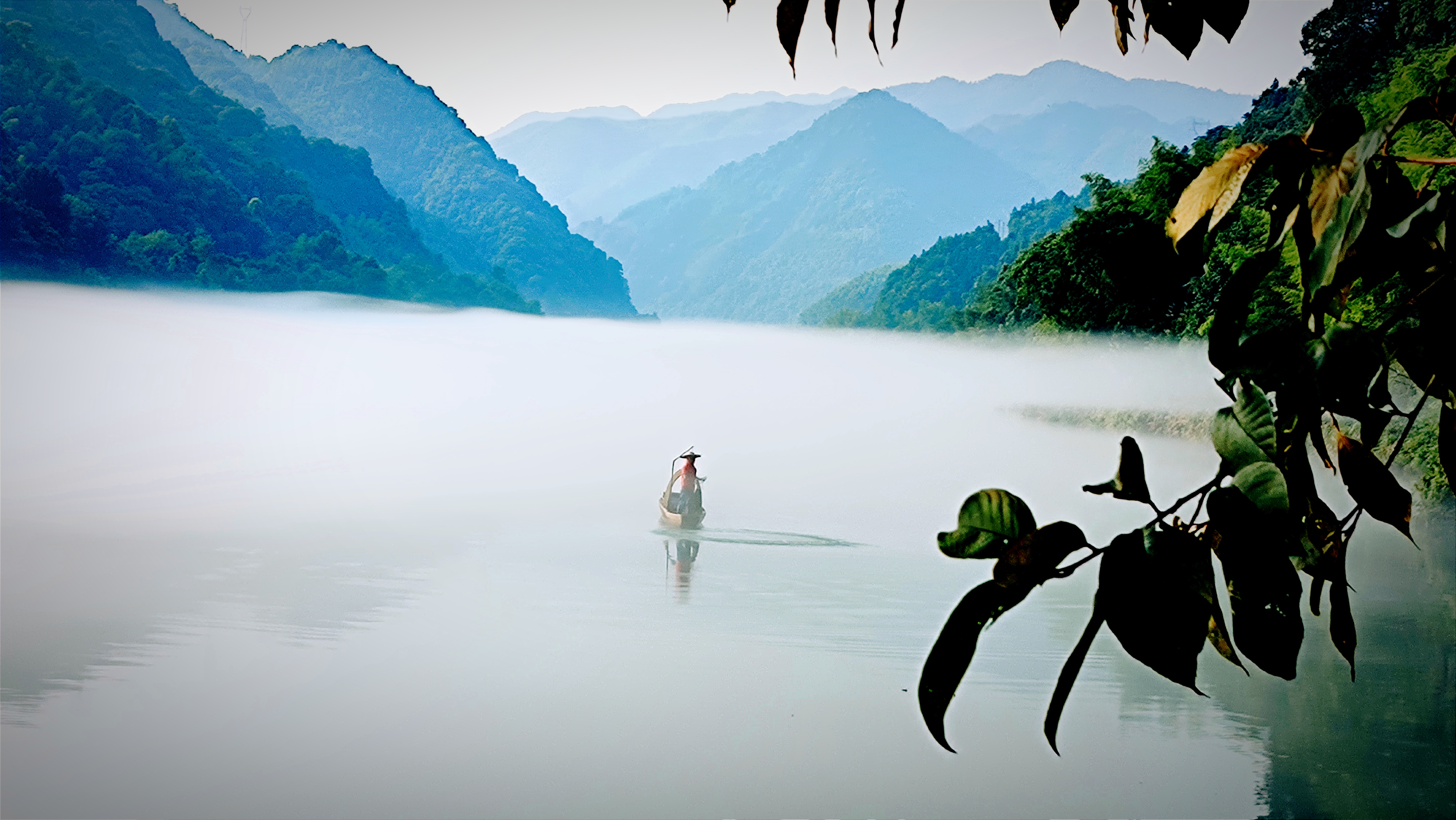 「印象东江」雾漫东江 心属云外