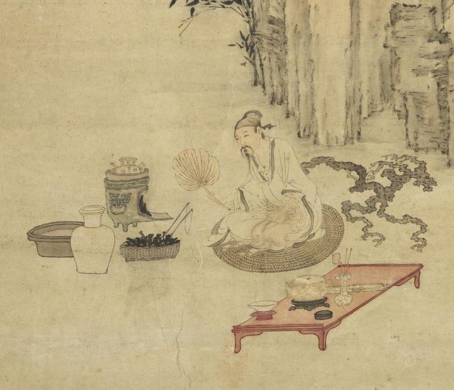 艺术星空|古画欣赏《煎茶图》