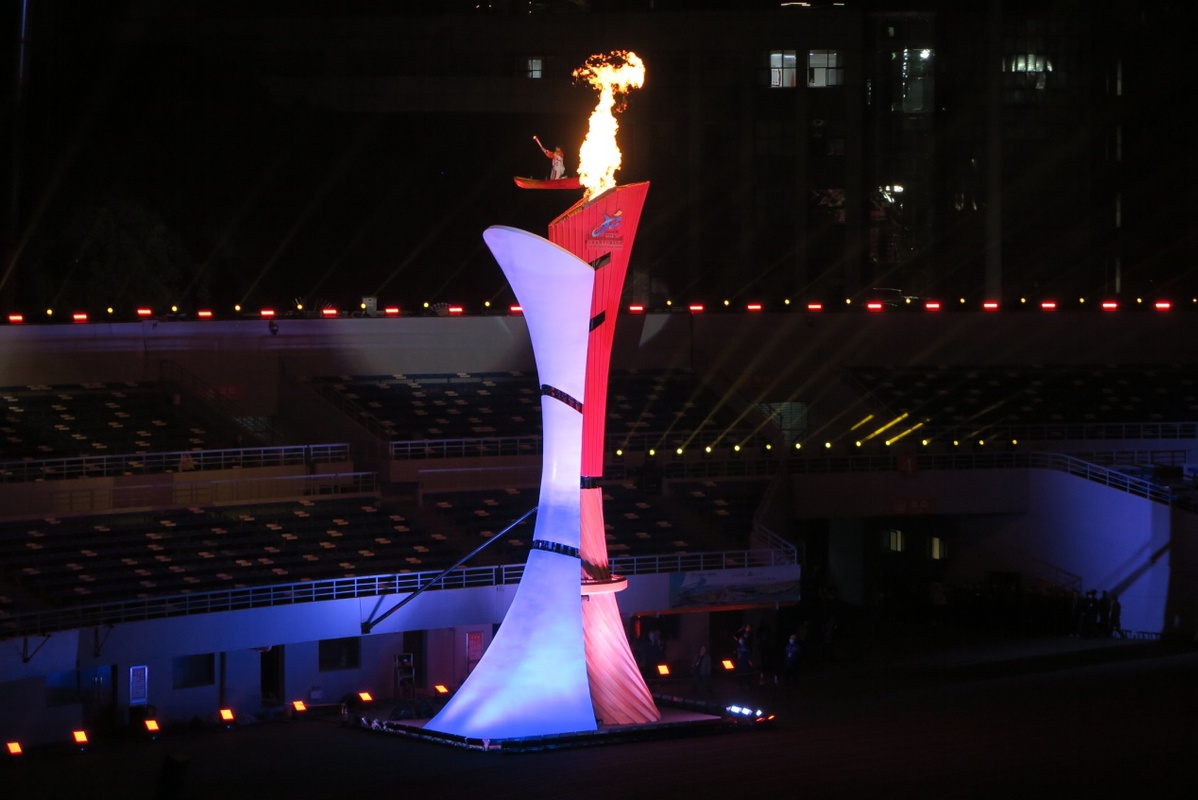 江西省第十六届运动会在九江市隆重开幕