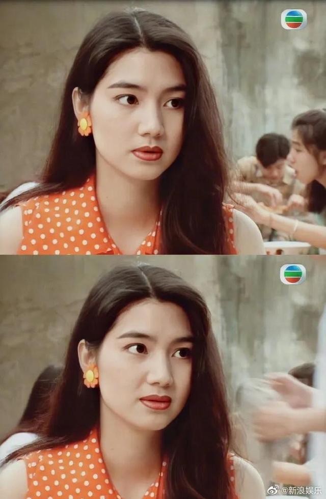 1993年《少年五虎》,洪欣饰演冼可儿,一代歌星,明艳动人.