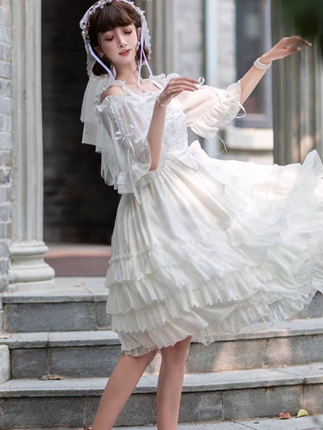 可以穿着跳舞的洛丽塔是真美,lo娘穿上之后,更是典雅灵动