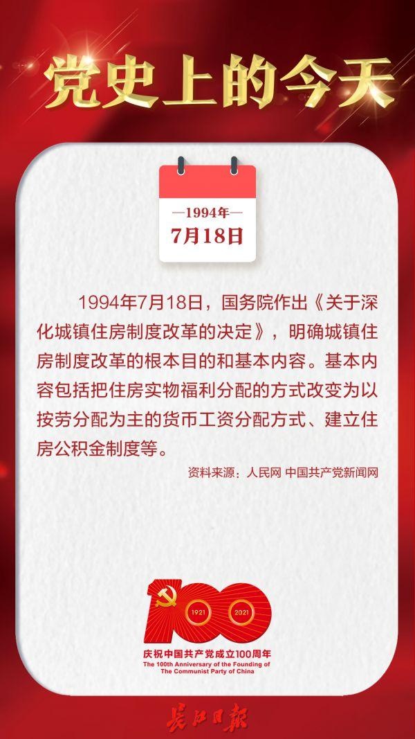 1994年7月18日,国务院作出《关于深化城镇住房制度改革的决定》丨党史