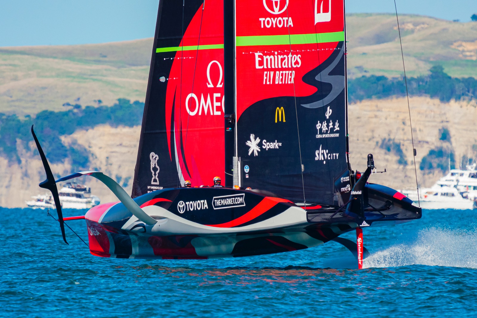 美洲杯帆船赛新西兰酋长队卫冕