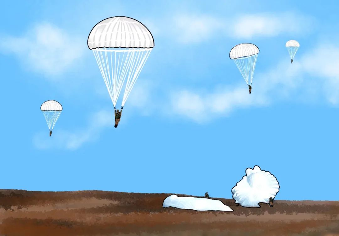 一组漫画带你领略空降兵的精彩!