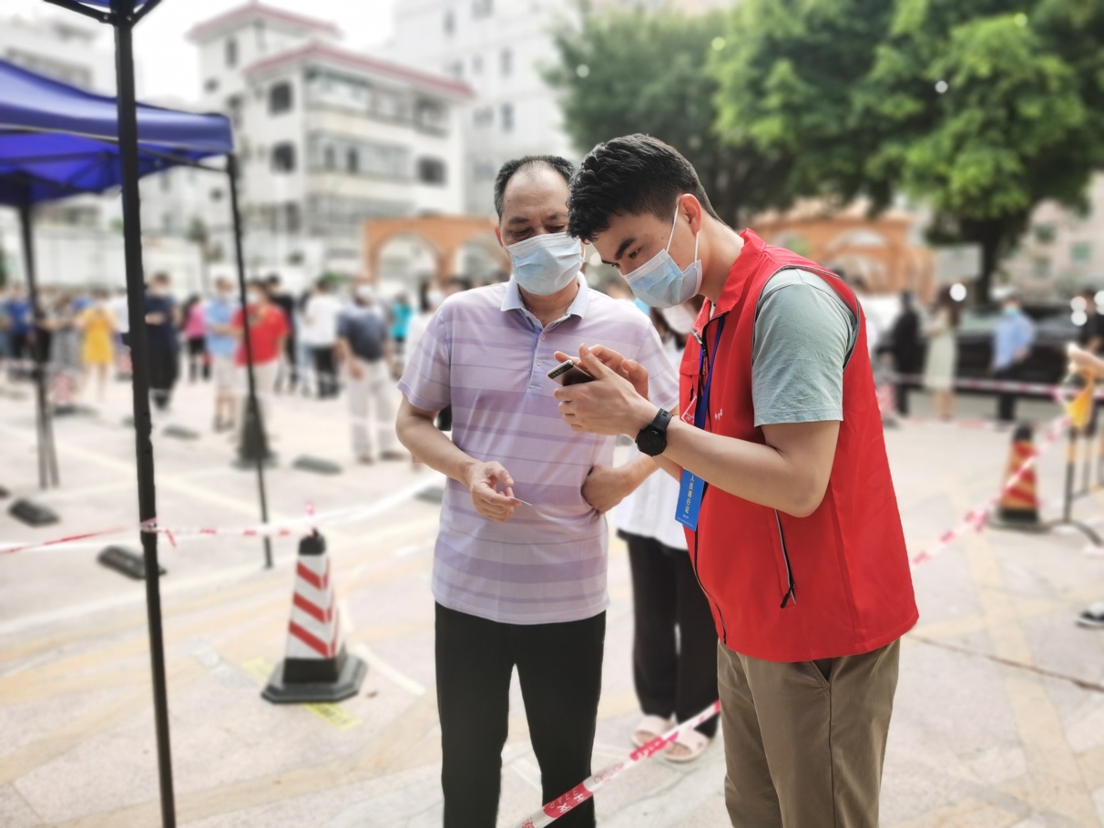 中建八局志愿者坚守深圳抗疫一线