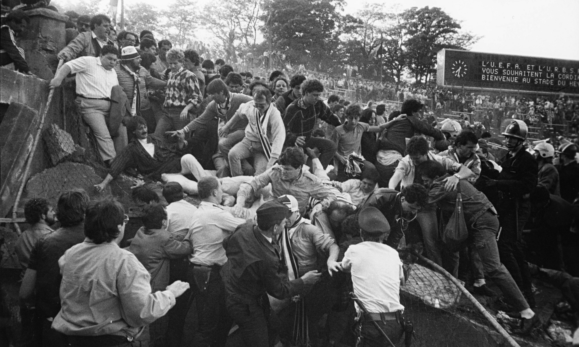 海瑟尔惨案现场