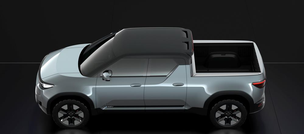 全新丰田epuconcept纯电动概念皮卡车登场,未来的hilux电动版!