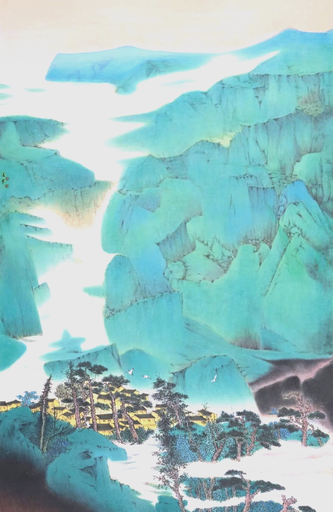 清赏中国水墨画中的青山绿水之美