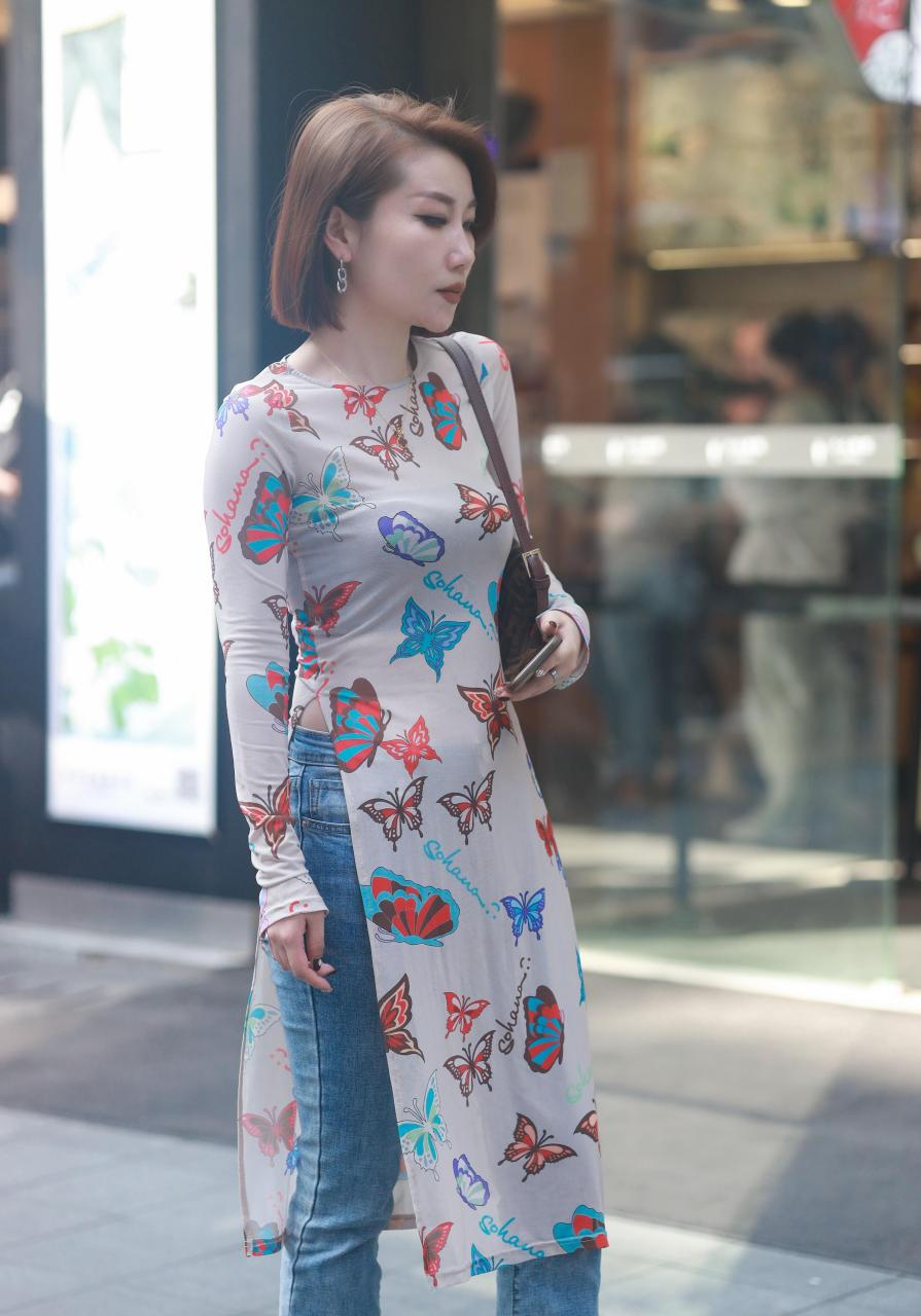 重庆街拍:北城天街20230505-01#街拍##美女##穿搭##今天穿什么