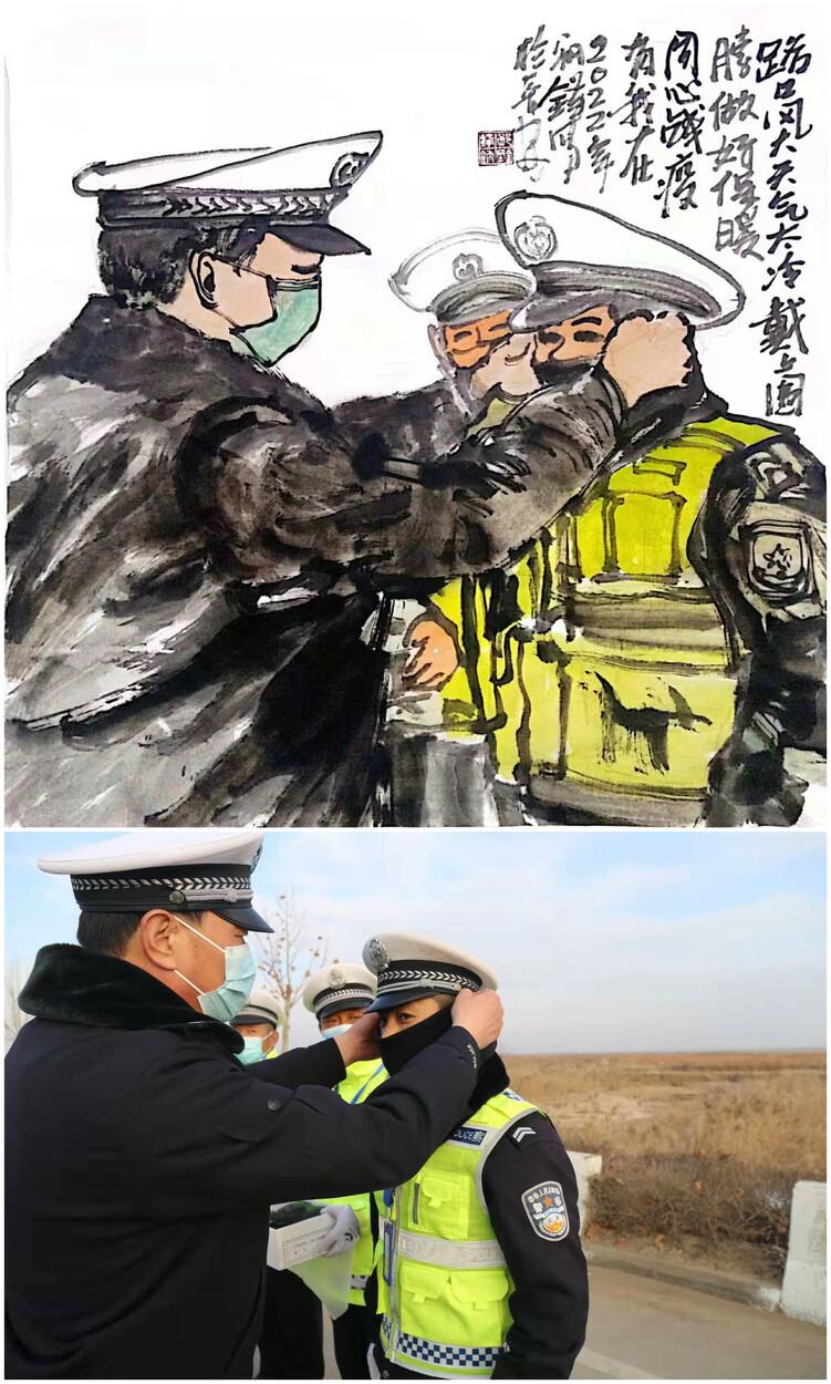 中国人民警察节|手绘战"疫"群像 致敬守护平安的你!