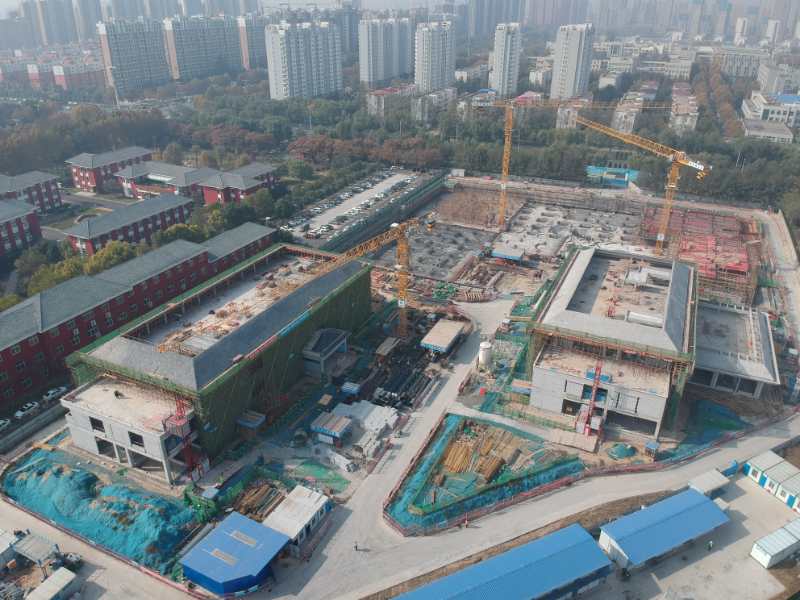 地点在这里 周口迎宾馆(新馆)项目封顶