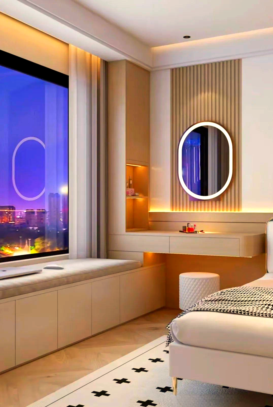 多款卧室飘窗设计,让家尽享高级感!