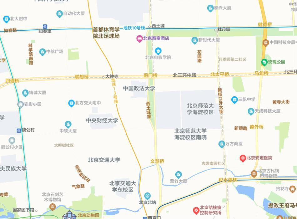 中国政法大学校园地图