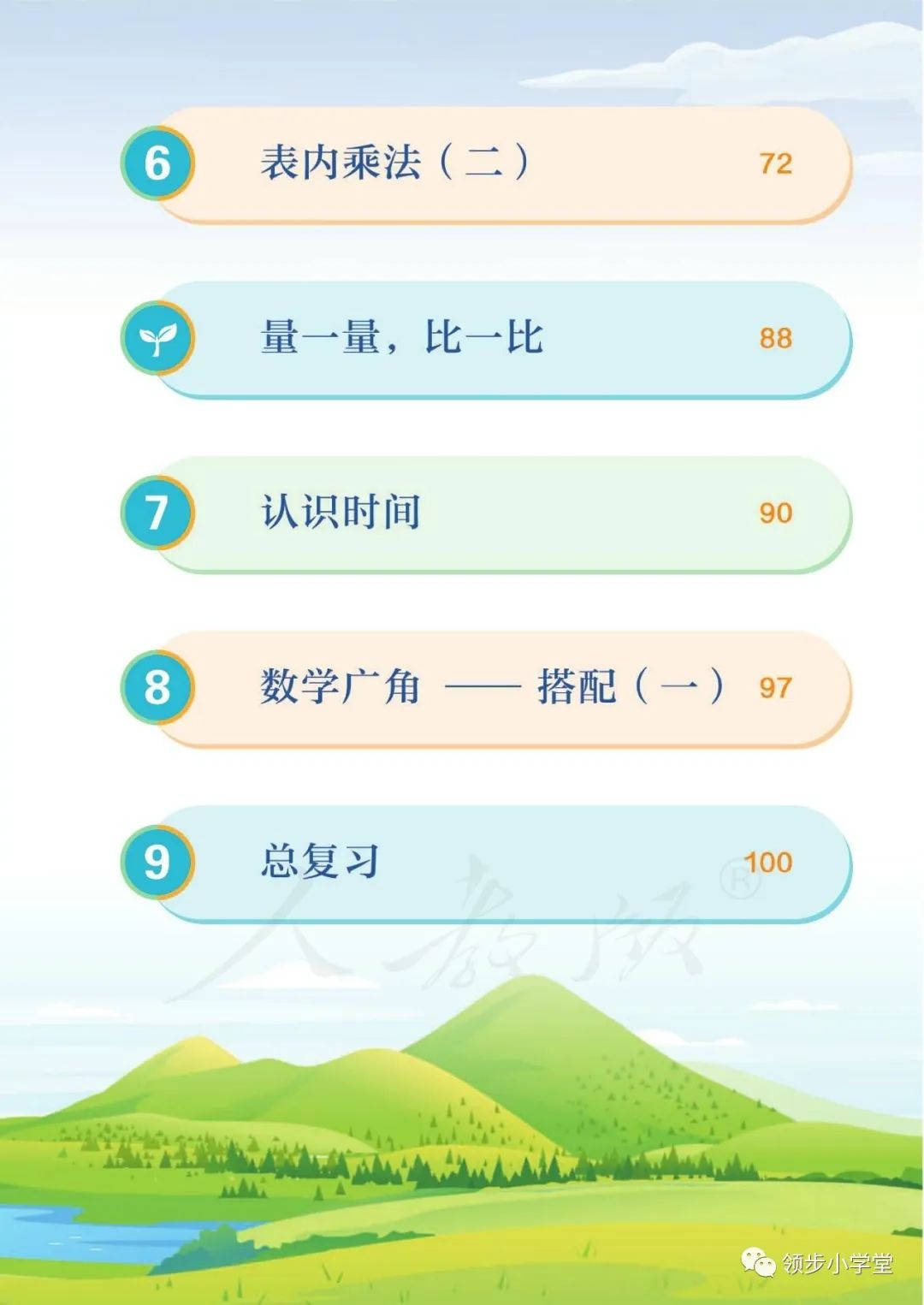 2022秋新插图,人教版二年级数学上册,高清电子课本,可下载