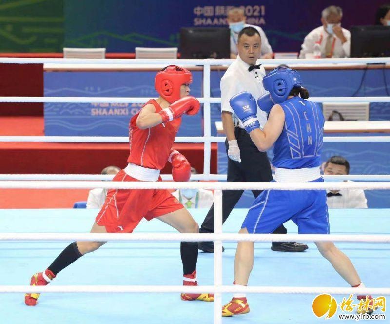 十四运会女子69公斤级比赛:"夺金热门"陕西名将谷红5:0轻松进八强