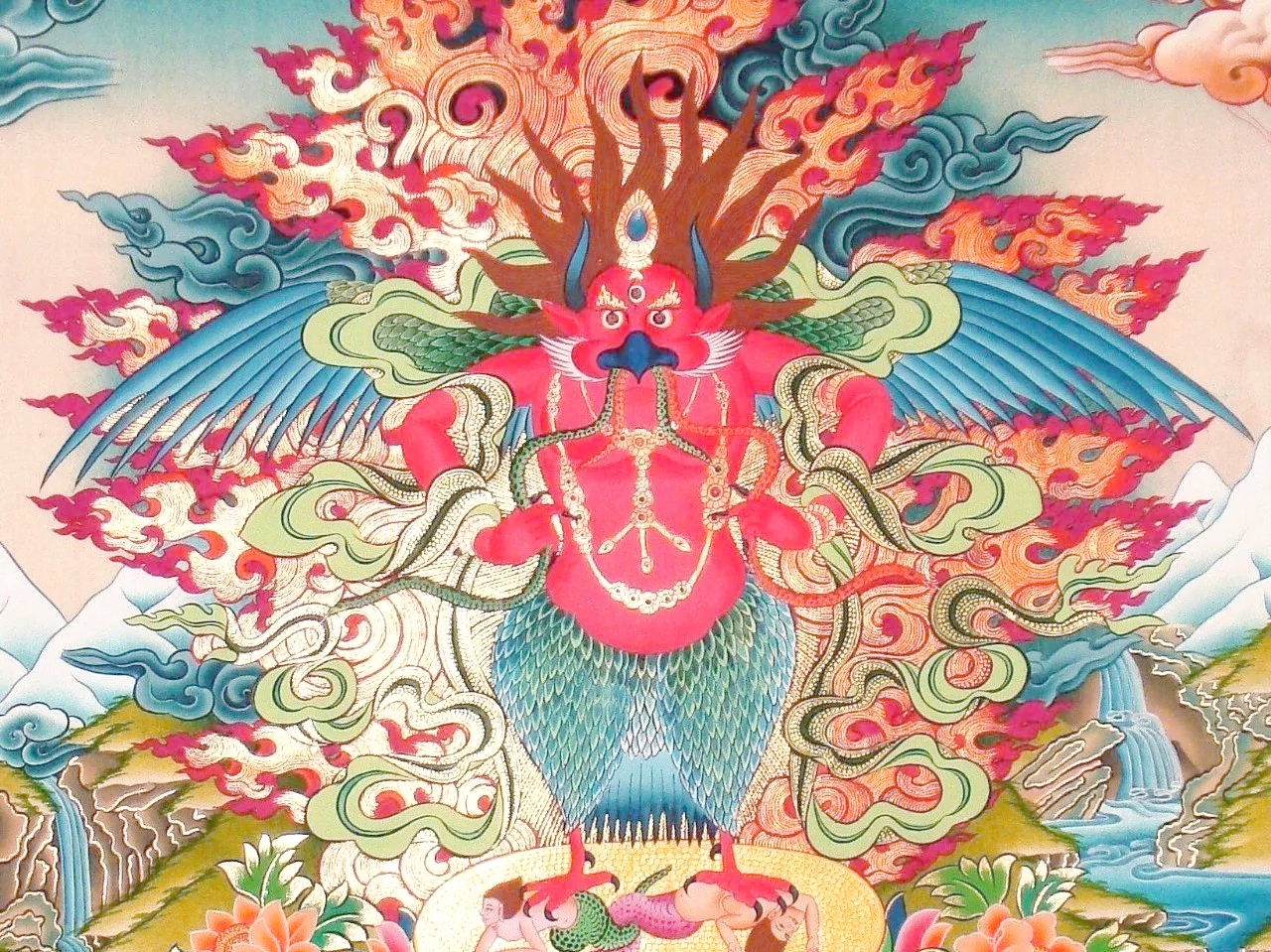 藏传信仰中的神鸟