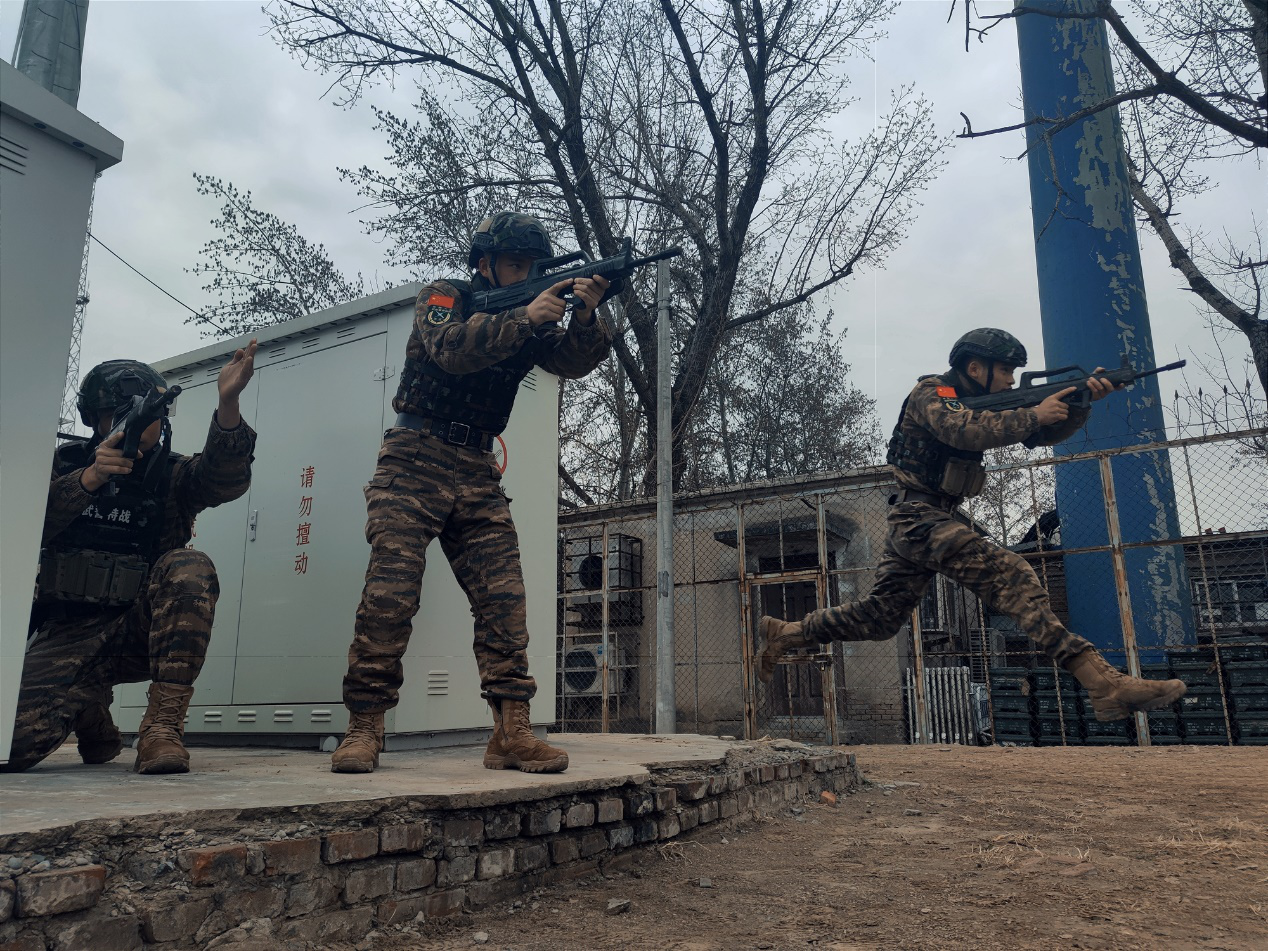 北京武警训练图片