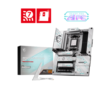 微星主流AM5背插主板来了！B850 GAMING PLUS WIFI PZ正式上市：1699元