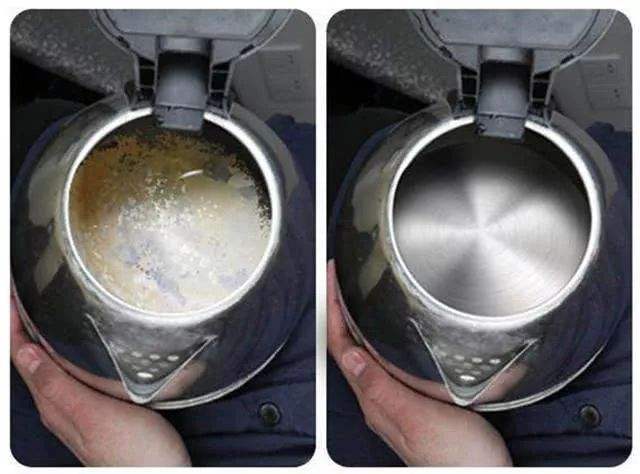 电水壶有"黄垢"?只需1个柠檬,水垢哗哗往下掉!